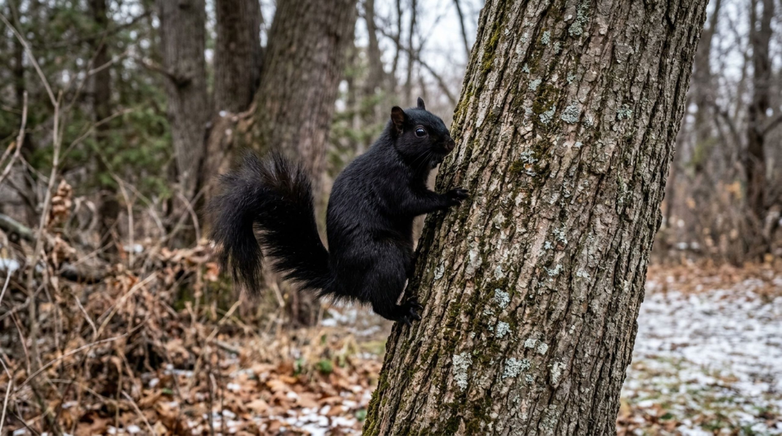 Imagem da notícia: Esquilos pretos dominam bairros frios e arborizados de Montreal