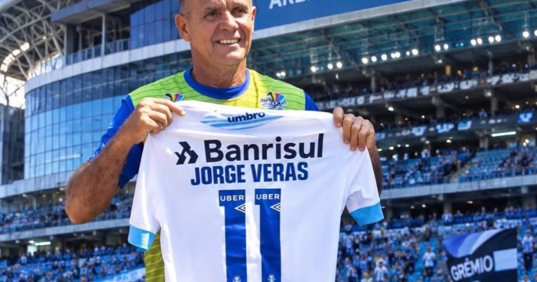 Imagem da notícia: Morre aos 67 anos Jorge Veras, o ‘homem Grenal’ do Grêmio