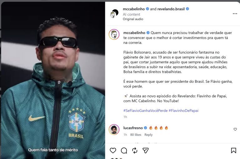 Imagem da notícia: TSE determina que Meta reavalie remoção de vídeo contra Flávio Bolsonaro