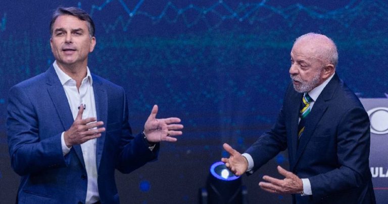 Imagem da notícia: Aliados orientam Lula para superar Flávio Bolsonaro no debate da Globo