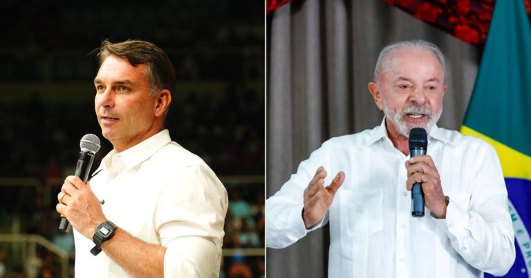 Imagem da notícia: Pesquisa aponta crescimento do voto de oposição em Flávio Bolsonaro contra Lula
