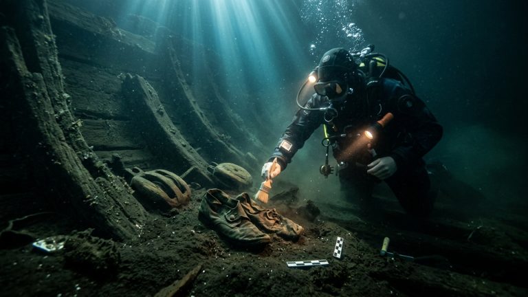 Imagem da notícia: Gasoduto no Mar Báltico leva mergulhadores a navio afundado há 400 anos