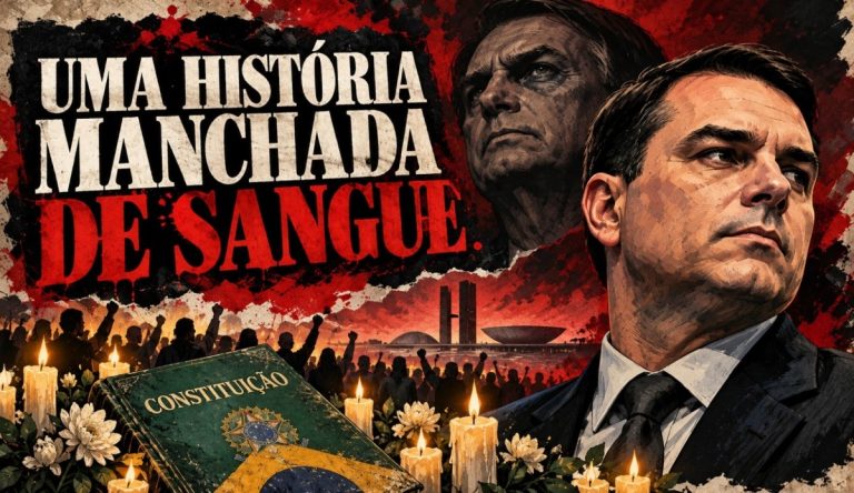 Imagem da notícia: Flávio Bolsonaro e um legado marcado por sangue e lágrimas