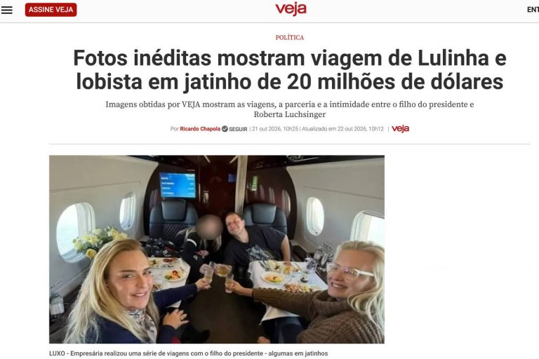 Imagem da notícia: Imagens revelam Lulinha em jato fretado com lobista alvo da PF