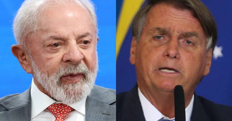 Imagem da notícia: Penúltima pesquisa Datafolha de 2022 apontava Lula à frente de Bolsonaro