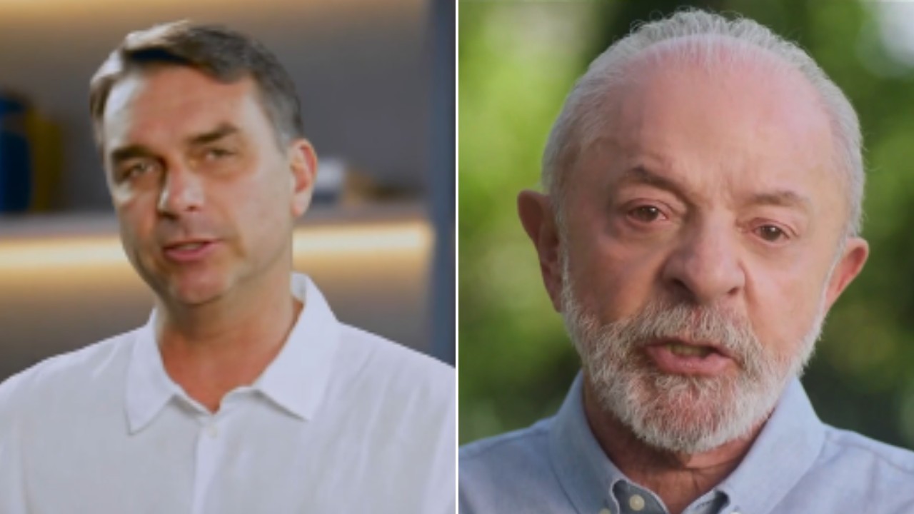 Imagem da notícia: Último dia de propaganda na TV: Lula defende continuidade, Flávio pede mudança