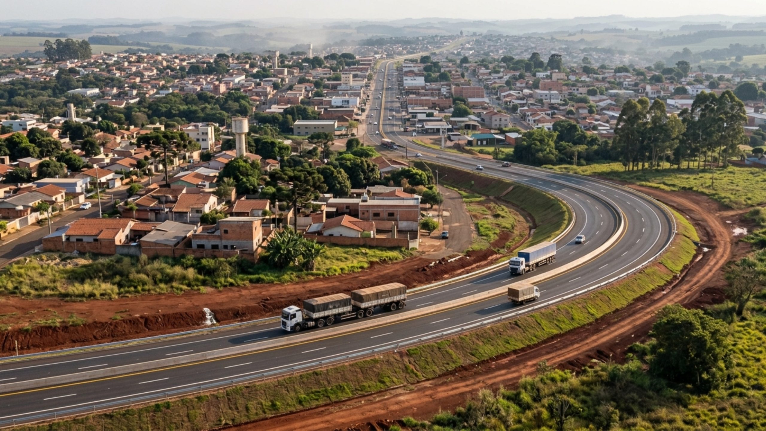Imagem da notícia: R$ 18 bilhões vão duplicar 232 km e construir 74 passarelas no Paraná