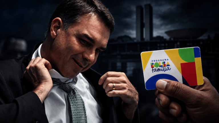 Imagem da notícia: Lula acusa Flávio Bolsonaro de ‘duas caras’ sobre o Bolsa Família