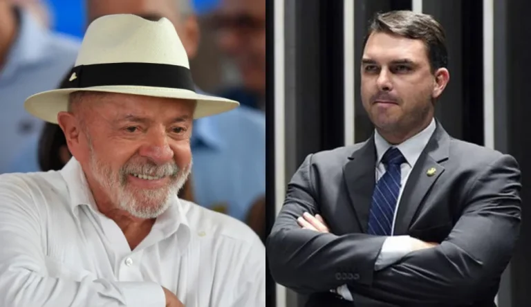 Imagem da notícia: Flávio Bolsonaro e Lula tecnicamente empatados, aponta pesquisa PoderData