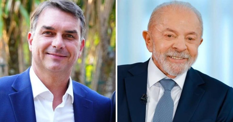 Imagem da notícia: Datafolha aponta empate entre Lula e Flávio Bolsonaro no segundo turno