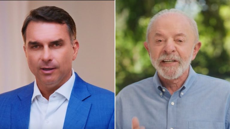 Imagem da notícia: Flávio defende programas sociais e Lula ataca gestão Bolsonaro na TV