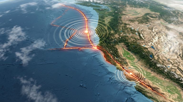 Imagem da notícia: Falhas de Cascadia e San Andreas podem ter gerado terremotos quase simultâneos