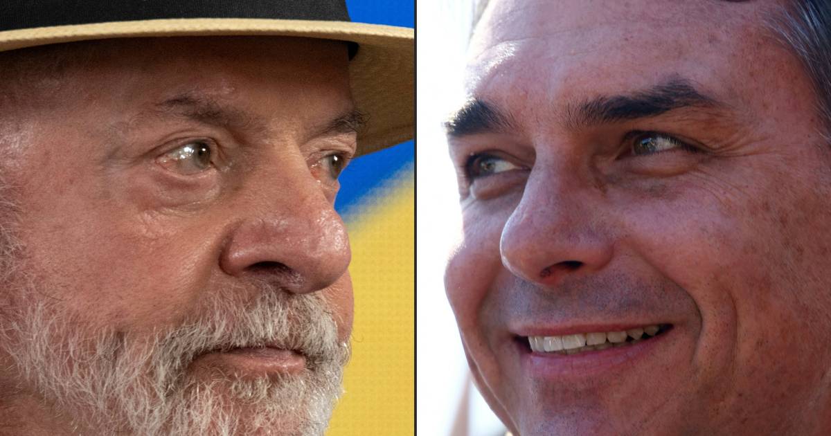 Imagem da notícia: Flávio Bolsonaro e Lula empatam em última pesquisa antes do segundo turno