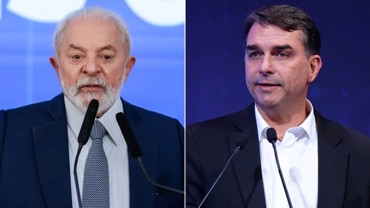 Imagem da notícia: Lula aparece à frente de Flávio Bolsonaro em pesquisa de votos válidos, aponta Vox Brasil